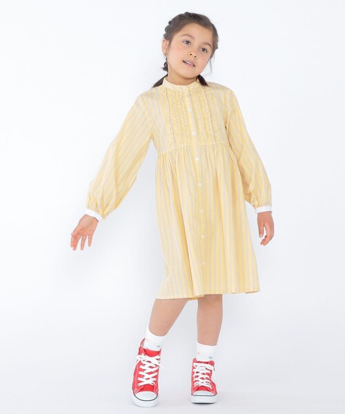 【セール】SHIPS KIDS:100~130cm / フリル シャツ ワンピース(ワンピース)|SHIPS(シップス) 【セール】SHIPS KIDS:100~130cm / フリル シャツ ワンピース(ワンピース)|SHIPS(シップス)