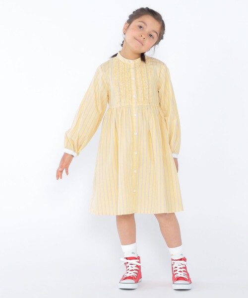 【セール】SHIPS KIDS:100~130cm / フリル シャツ ワンピース(ワンピース)|SHIPS(シップス) 【セール】SHIPS KIDS:100~130cm / フリル シャツ ワンピース(ワンピース)|SHIPS(シップス)