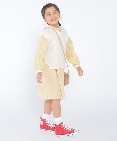 【セール】SHIPS KIDS:100~130cm / フリル シャツ ワンピース(ワンピース)|SHIPS(シップス) 【セール】SHIPS KIDS:100~130cm / フリル シャツ ワンピース(ワンピース)|SHIPS(シップス)