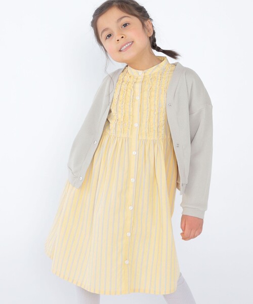 【セール】SHIPS KIDS:100~130cm / フリル シャツ ワンピース(ワンピース)|SHIPS(シップス) 【セール】SHIPS KIDS:100~130cm / フリル シャツ ワンピース(ワンピース)|SHIPS(シップス)