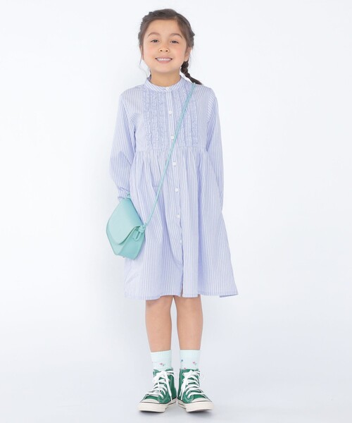 【セール】SHIPS KIDS:100~130cm / フリル シャツ ワンピース(ワンピース)|SHIPS(シップス) 【セール】SHIPS KIDS:100~130cm / フリル シャツ ワンピース(ワンピース)|SHIPS(シップス)