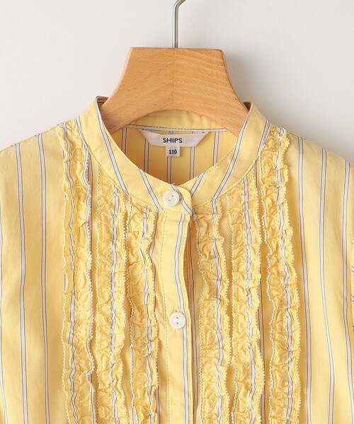 【セール】SHIPS KIDS:100~130cm / フリル シャツ ワンピース(ワンピース)|SHIPS(シップス) 【セール】SHIPS KIDS:100~130cm / フリル シャツ ワンピース(ワンピース)|SHIPS(シップス)