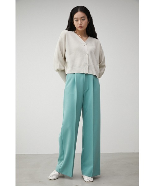 AZUL by moussy（アズールバイマウジー）の「VENUS ADJUSTABLE WIDE PANTS/ビーナスアジャスタブルワイドパンツ（その他パンツ・レディース・ブラック/ライトグレー/ブルー・MEDIUM/LARGE/SMALL）」の15枚目の写真