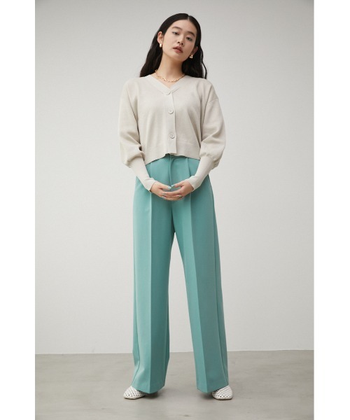 AZUL by moussy（アズールバイマウジー）の「VENUS ADJUSTABLE WIDE PANTS/ビーナスアジャスタブルワイドパンツ（その他パンツ・レディース・ブラック/ライトグレー/ブルー・MEDIUM/LARGE/SMALL）」の16枚目の写真