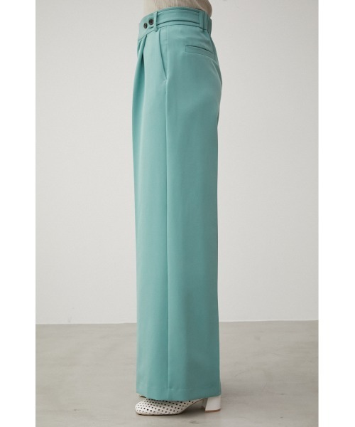 AZUL by moussy（アズールバイマウジー）の「VENUS ADJUSTABLE WIDE PANTS/ビーナスアジャスタブルワイドパンツ（その他パンツ・レディース・ブラック/ライトグレー/ブルー・MEDIUM/LARGE/SMALL）」の18枚目の写真