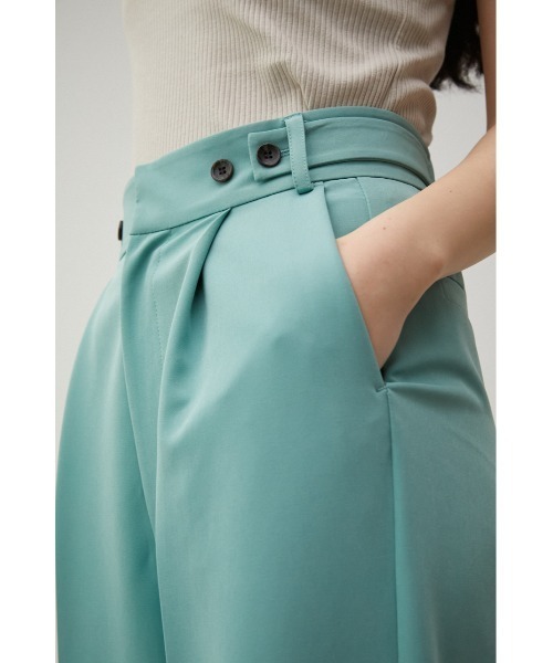 AZUL by moussy（アズールバイマウジー）の「VENUS ADJUSTABLE WIDE PANTS/ビーナスアジャスタブルワイドパンツ（その他パンツ・レディース・ブラック/ライトグレー/ブルー・MEDIUM/LARGE/SMALL）」の20枚目の写真