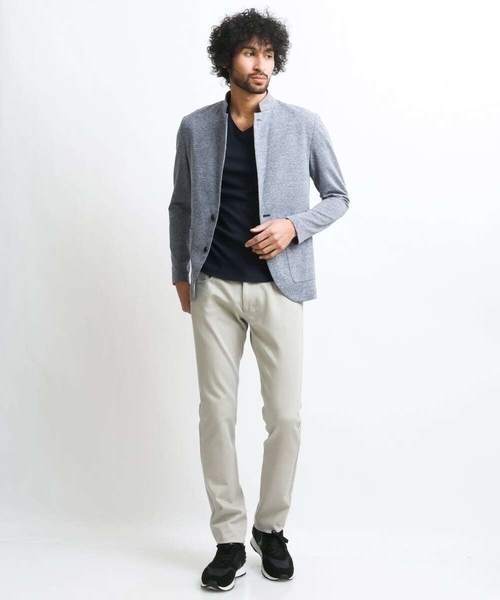 MICHEL KLEIN HOMME (ミッシェルクランオム)の「リネンカットジャケット(テーラードジャケット・メンズ・ライトブルー/アイボリー・MEDIUM/LARGE/X-LARGE)」の11枚目の写真