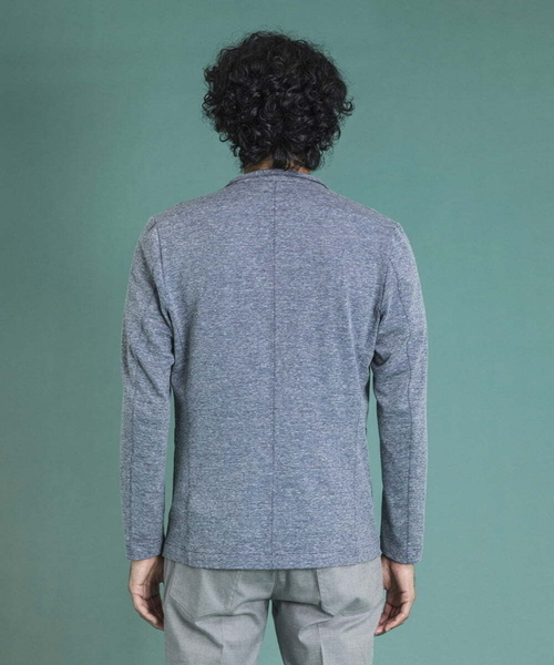 MICHEL KLEIN HOMME (ミッシェルクランオム)の「リネンカットジャケット(テーラードジャケット・メンズ・ライトブルー/アイボリー・MEDIUM/LARGE/X-LARGE)」の14枚目の写真
