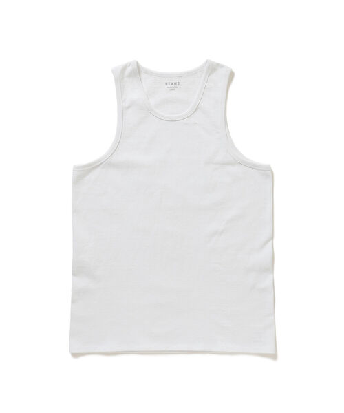 BEAMS（ビームス）の「BEAMS / ルーズフィット タンクトップ（タンクトップ・メンズ・グレー/ブラック/ホワイト・S/M/L）」の2枚目の写真