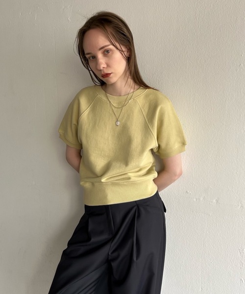 tシャツ 「DIDOT.」ラグランクロップドハーフT レディース DIDOT.】ラグランクロップドハーフT（Tシャツ/カットソー