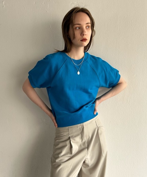 tシャツ 「DIDOT.」ラグランクロップドハーフT レディース DIDOT.】ラグランクロップドハーフT（Tシャツ/カットソー
