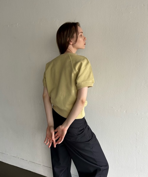 Didot.showroom（ディドット ショールーム）の「【DIDOT.】ラグランクロップドハーフT（Tシャツ/カットソー・レディース・ネイビー/ブルー/ライム/オートミール・FREE）」の18枚目の写真