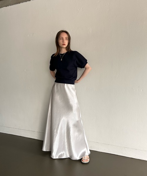 Didot.showroom（ディドット ショールーム）の「【DIDOT.】ラグランクロップドハーフT（Tシャツ/カットソー・レディース・ネイビー/ブルー/ライム/オートミール・FREE）」の20枚目の写真