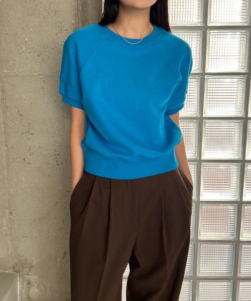 tシャツ 「DIDOT.」ラグランクロップドハーフT レディース Didot.showroom tシャツ 「DIDOT.」ラグランクロップドハーフT