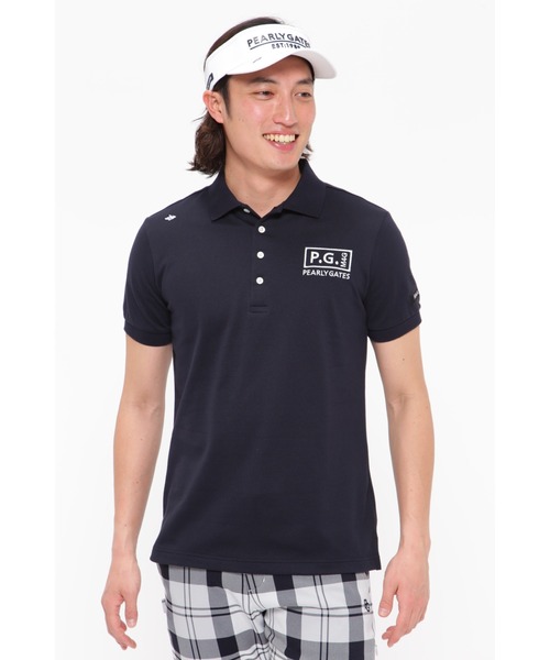 【PEARLY GATES】ドライマスター 表カノコ半袖ポロシャツ