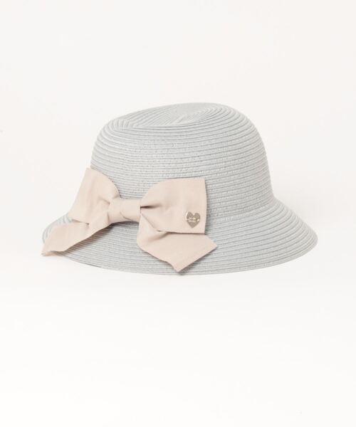 petit main（プティマイン）の「折りたたみリボンハット（キャップ・キッズ・ライトブルー/ベージュ/ライトピンク・52cm/54cm/50cm）」の5枚目の写真