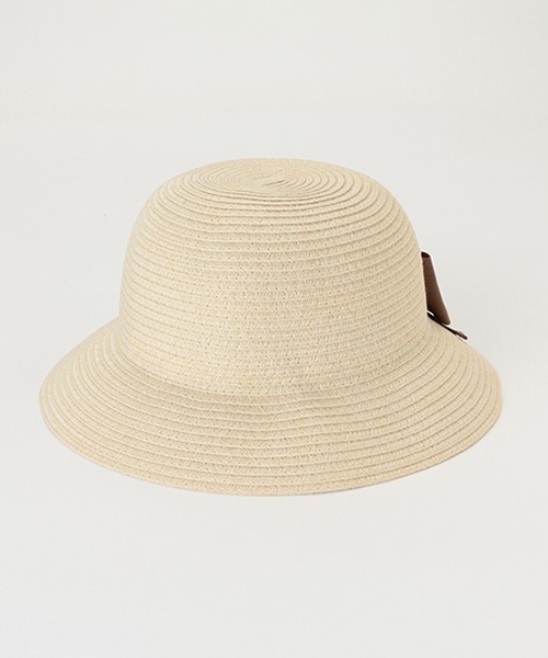 petit main（プティマイン）の「折りたたみリボンハット（キャップ・キッズ・ライトブルー/ベージュ/ライトピンク・52cm/54cm/50cm）」の2枚目の写真