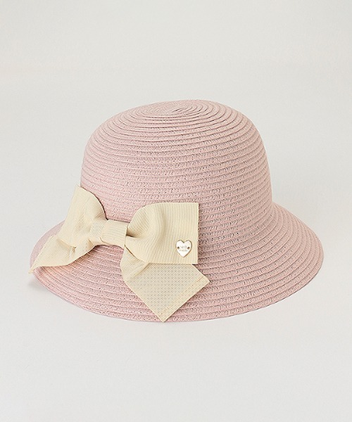 petit main（プティマイン）の「折りたたみリボンハット（キャップ・キッズ・ライトブルー/ベージュ/ライトピンク・52cm/54cm/50cm）」の6枚目の写真