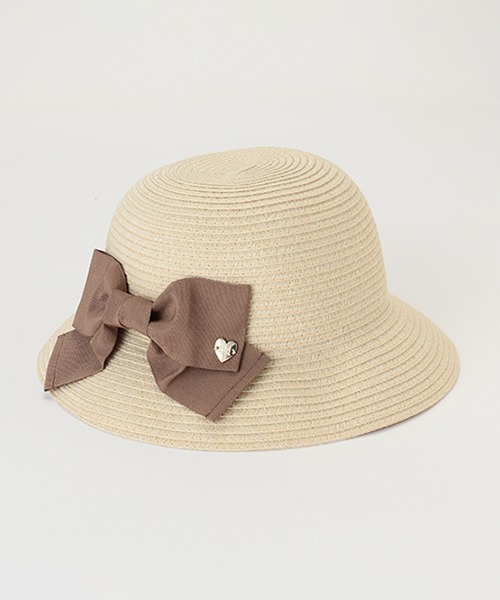 petit main（プティマイン）の「折りたたみリボンハット（キャップ・キッズ・ライトブルー/ベージュ/ライトピンク・52cm/54cm/50cm）」の8枚目の写真