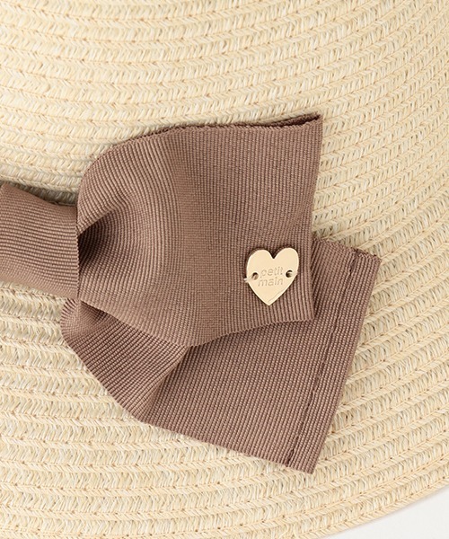 petit main（プティマイン）の「折りたたみリボンハット（キャップ・キッズ・ライトブルー/ベージュ/ライトピンク・52cm/54cm/50cm）」の10枚目の写真