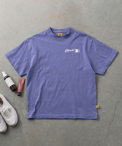 COBMASTER(コブマスター)の「【COBMASTER/コブマスター】COB MASTER バックロゴTee/半袖Tシャツ(Tシャツ/カットソー・メンズ・パープル/ベージュ/イエロー/モスグリーン/ホワイト/グレー/ブラック・M/L/XL/S)」の6枚目の写真