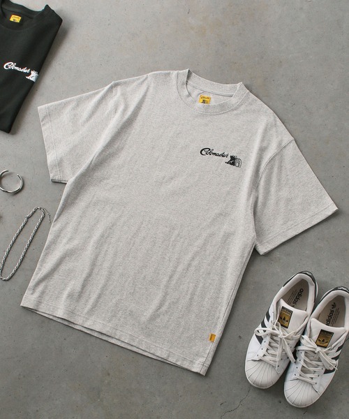 COBMASTER(コブマスター)の「【COBMASTER/コブマスター】COB MASTER バックロゴTee/半袖Tシャツ(Tシャツ/カットソー・メンズ・パープル/ベージュ/イエロー/モスグリーン/ホワイト/グレー/ブラック・M/L/XL/S)」の3枚目の写真