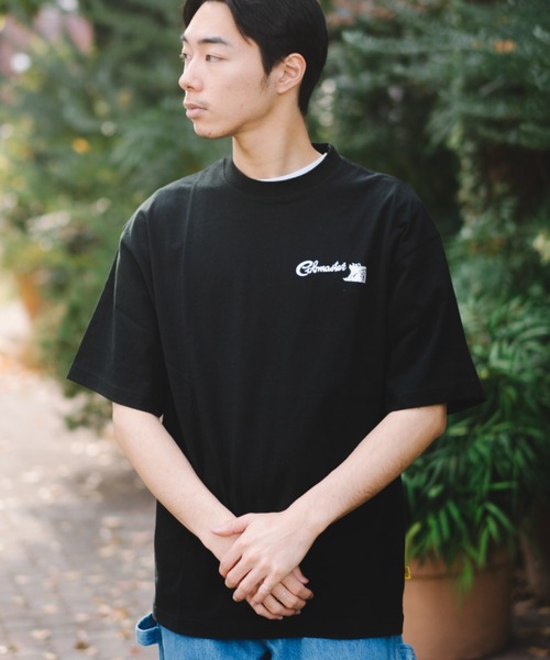 COBMASTER(コブマスター)の「【COBMASTER/コブマスター】COB MASTER バックロゴTee/半袖Tシャツ(Tシャツ/カットソー・メンズ・パープル/ベージュ/イエロー/モスグリーン/ホワイト/グレー/ブラック・M/L/XL/S)」の2枚目の写真