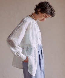 PUBLIC TOKYO | 【新潟県産】【セットアップ対応】チュールレース4WAYシアーブラウス/シャツ(シャツ/ブラウス)