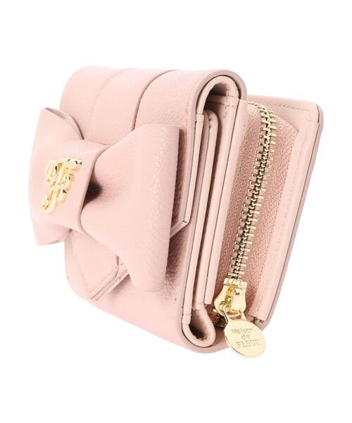Maison de FLEUR 速く EC限定ベルトリボンミニウォレット メゾフル