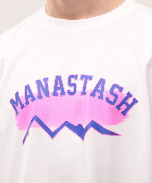 MANASTASH(マナスタッシュ)の「MANASTASH/マナスタッシュ/CiTee BRUSH Tシャツ(Tシャツ/カットソー・メンズ・ブラック/イエロー/ホワイト・M/L/XL/2XL)」の8枚目の写真