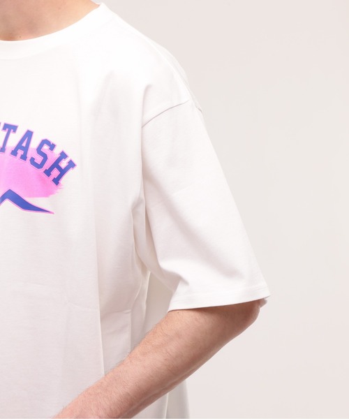 MANASTASH(マナスタッシュ)の「MANASTASH/マナスタッシュ/CiTee BRUSH Tシャツ(Tシャツ/カットソー・メンズ・ブラック/イエロー/ホワイト・M/L/XL/2XL)」の9枚目の写真