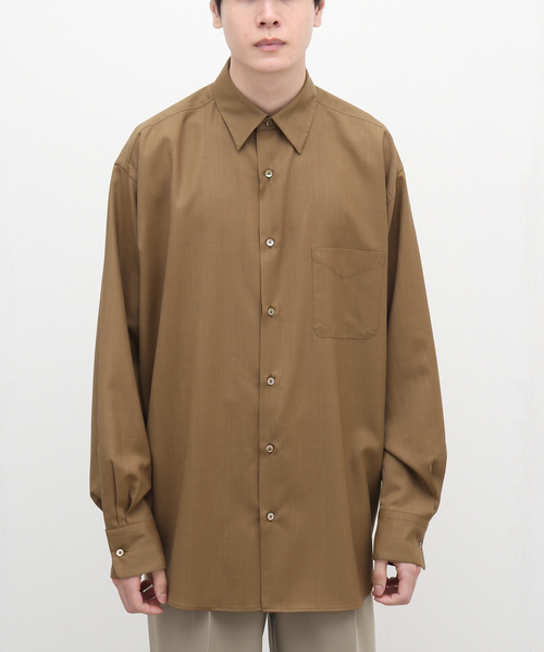 MARKAWARE 半袖シャツ 24SS BROWN MARKAWEAR - MARKAWARE マーカウェア 半袖シャツの通販 by Ta's shop