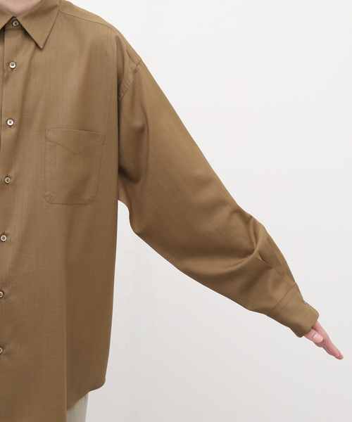 markaware(マーカウェア)の「【MARKAWARE / マーカウェア】COMFORT FIT SHIRT 120S TRO(シャツ/ブラウス・メンズ・カーキ/ブラック/ネイビー・1/2/3)」の19枚目の写真