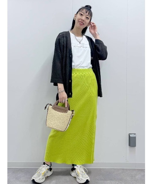 BAYFLOW（ベイフロー）の「透かしモチーフカーディガン（カーディガン/ボレロ・レディース・アイボリー/ブラウン/オレンジ・FREE）」の22枚目の写真