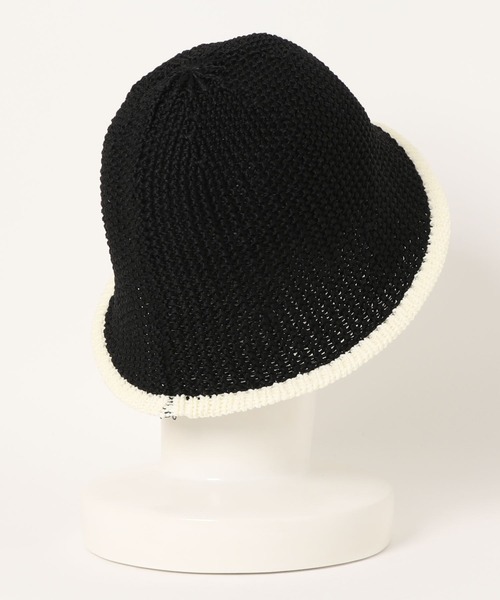 CORNERS（コーナーズ）の「バイカラーバケットハット（ハット・レディース・ブラック/キャメル/アイボリー/ベージュ・FREE）」の6枚目の写真