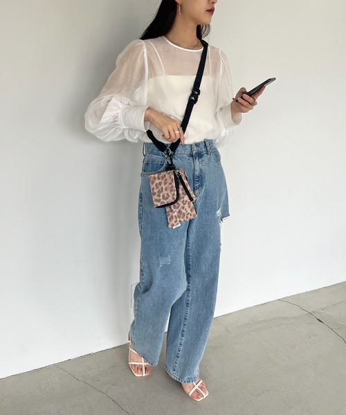 DISCOAT（ディスコート）の「3ピースマルチミニショルダー（ショルダーバッグ・レディース・ブラック/レオパード・FREE）」の11枚目の写真