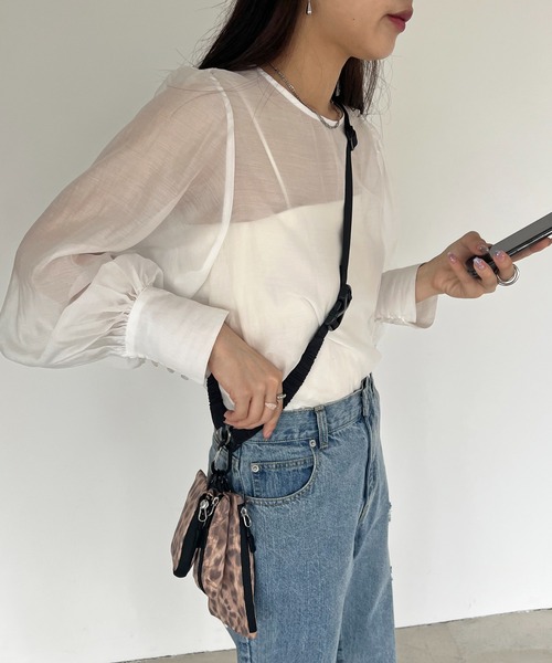 DISCOAT（ディスコート）の「3ピースマルチミニショルダー（ショルダーバッグ・レディース・ブラック/レオパード・FREE）」の7枚目の写真