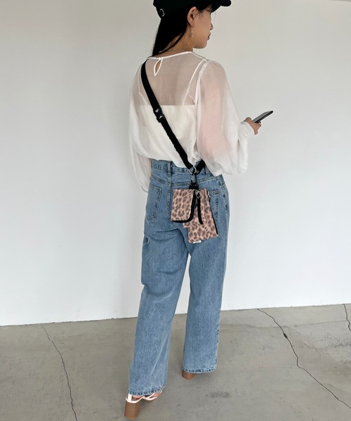 DISCOAT（ディスコート）の「3ピースマルチミニショルダー（ショルダーバッグ・レディース・ブラック/レオパード・FREE）」の13枚目の写真