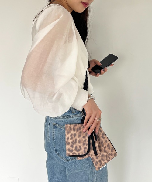 DISCOAT（ディスコート）の「3ピースマルチミニショルダー（ショルダーバッグ・レディース・ブラック/レオパード・FREE）」の5枚目の写真