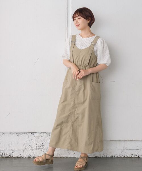 RETRO GIRL(レトロガール)の「2WAYシャーリングカットTee(Tシャツ/カットソー・レディース・グリーン/ホワイト/ピンク・FREE)」の8枚目の写真