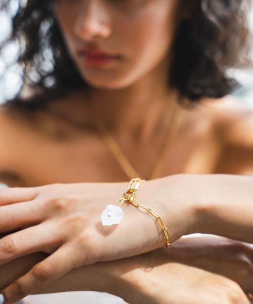 【新品未使用】アリシアスタン ALEXIA STAM ストーンネックレス ALEXIA STAM（アリシアスタン）の「Stone Chain Necklace