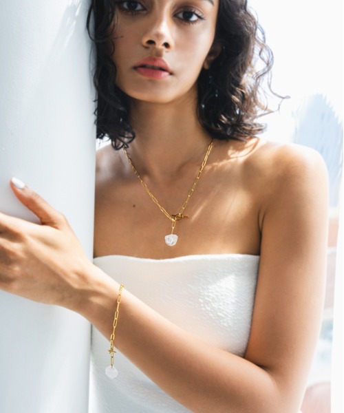 ALEXIA STAM（アリシアスタン）の「Stone Chain Bracelet /ストーンブレスレット（ブレスレット・レディース・その他/クリア・FREE）」の5枚目の写真