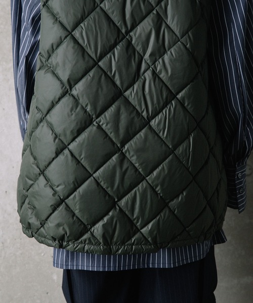 MARECHAL TERRE（マルシャルテル）の「ダウンパーカーベスト（ダウンベスト・レディース・ブラック系/サンドベージュ/ネイビー/ブラック・MEDIUM）」の18枚目の写真