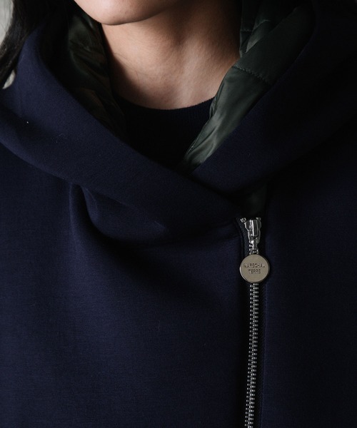 MARECHAL TERRE（マルシャルテル）の「ダウンパーカーベスト（ダウンベスト・レディース・ブラック系/サンドベージュ/ネイビー/ブラック・MEDIUM）」の22枚目の写真