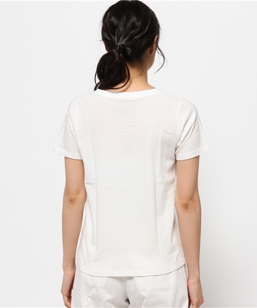 OUTLET(アウトレット)の「【CIAOPANIC TYPY】アラビキ杢SOLEILプリントTシャツ(Tシャツ/カットソー・レディース・ホワイト・FREE)」の4枚目の写真