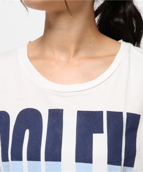 OUTLET(アウトレット)の「【CIAOPANIC TYPY】アラビキ杢SOLEILプリントTシャツ(Tシャツ/カットソー・レディース・ホワイト・FREE)」の5枚目の写真