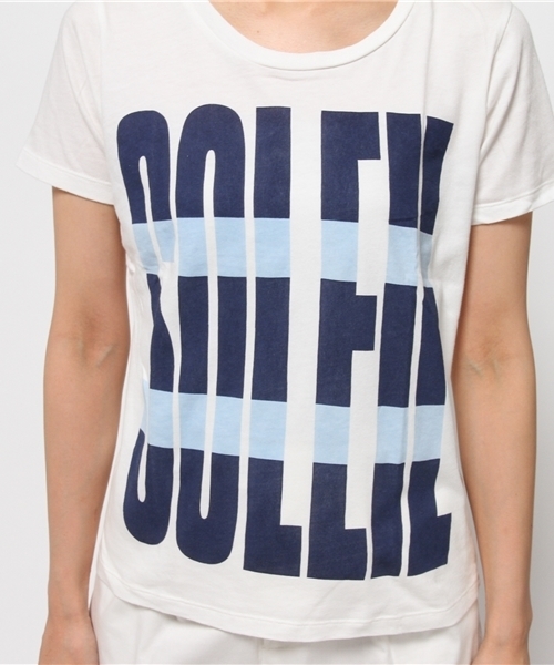 OUTLET(アウトレット)の「【CIAOPANIC TYPY】アラビキ杢SOLEILプリントTシャツ(Tシャツ/カットソー・レディース・ホワイト・FREE)」の8枚目の写真
