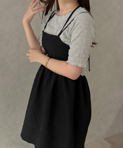 apres jour clair(アプレジュールクレア)の「【apres jour clair】花柄トップス【ZOZOTOWN限定アイテム】(Tシャツ/カットソー・レディース・ブルー系その他/グリーン/アイボリー・X-LARGE/フリー)」の14枚目の写真