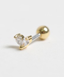 【Peony/ピオニー】/サージカルステンレス 316L ハートスタッドピアス