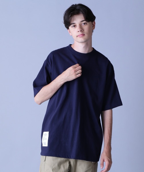 AVIREX（アヴィレックス）の「BASIC HEAVYWEIGHT S/S T-SHIRT / ベーシック ヘビーウェイト 半袖 Tシャツ / AVIREX / アヴィレックス（Tシャツ/カットソー・メンズ・ブラック/その他17/オリーブ系/ネイビー/ホワイト・2XL/L/M/XL）」の7枚目の写真